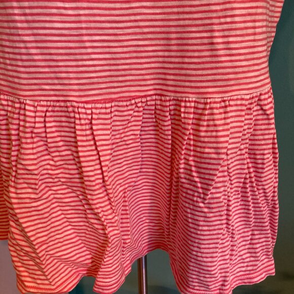 NWOT LOFT Striped Peplum T-Shirt - Picture 3 of 3